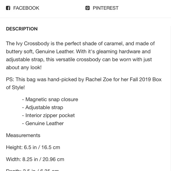 JJ Winters Elegant Tan Crossbody Bag - Picture 17 of 17